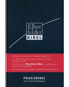 Elberfelder Bibel - Praxisbibel (Flexibles ital. Kunstleder)