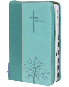 Luther21 - Taschenausgabe - Kunstleder grün/helltürkis